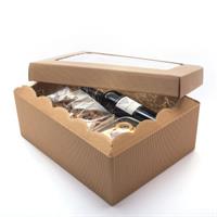 SCAT. FONDO + COP. ONDA AVANA 38,5X30X14 C/FINESTRA