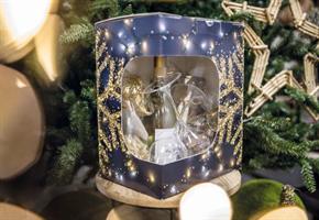 SCAT. PANETTONE LINEA    90 CM.28X21X35 C/FINESTRA CRYSTAL