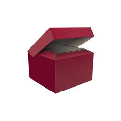 SCATOLA BAULETTO T.UNITA 25X25X15 ROSSO