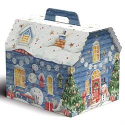 SCAT. CASETTA NATALIZIA CM. 33X27X29H. NOEL