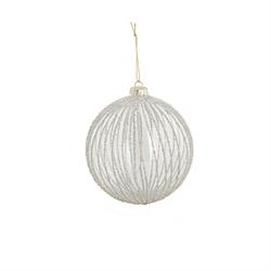 SFERA VETRO CHAMPAGNE   RIGHE D.120