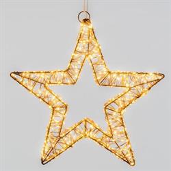 STELLA 3D DIAM. 35 CON 800 MICROLED + GIOCHI MARRONE