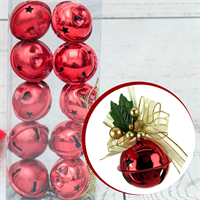 CAMPANELLA METALLO CM.4 PZ.8 ROSSO