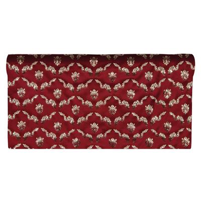 RUNNER VELVET FLORENCE  ROLL CM.48X180 BORDEAUX-GOLD