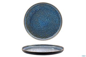 PIATTO PIANO PORCELLANA CM.28 ALTO OKEANOS BLUE