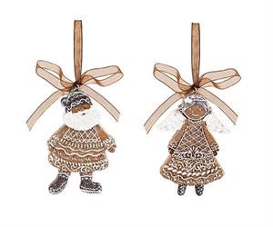 ADDOBBI BABBO ANGELO PAN DI ZENZERO IN POLIRESINA CM. 10 H.