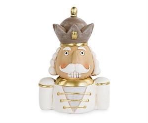 SOLDATINO CON CORONA IN POLIRESINA CM. 15 H.