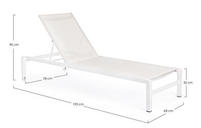 LETTINO KONNOR BIANCO   IMPILABILE C/RUOTE