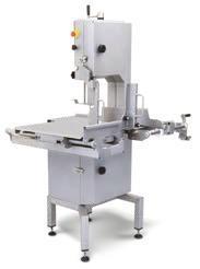 SEGAOSSA A NASTRO E 249 INOX C/PIANO SCORREVOLE HP1,5 kW1,1 400V